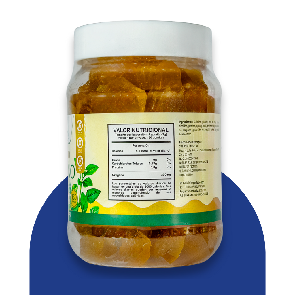 Gomitas Orégano