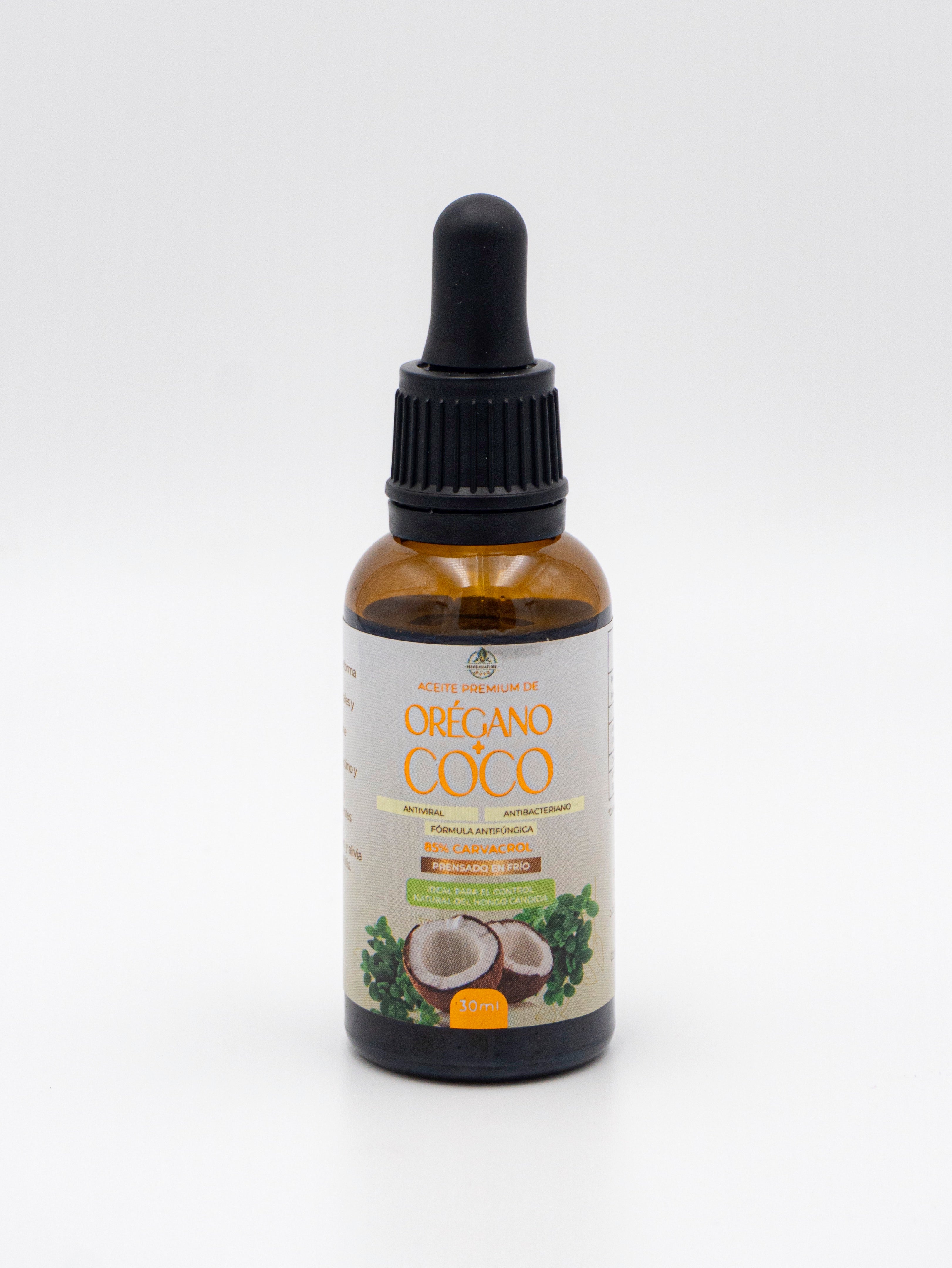 Aceite Premium de Orégano + Coco